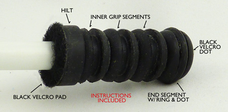Rod end grip complete